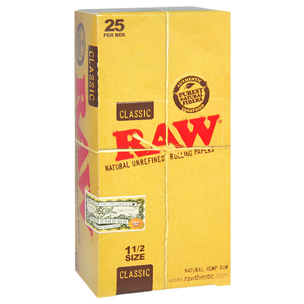 RawClassicRollingPaper_11/2Size_25PerBox