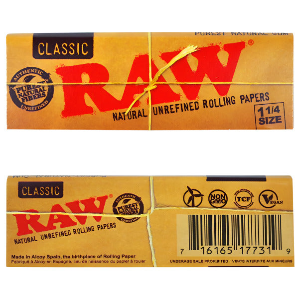 RawClassicRollingPaper_11/4Size_24PerBox