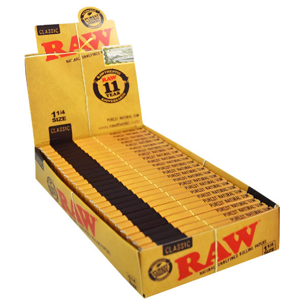 RawClassicRollingPaper_11/4Size_24PerBox