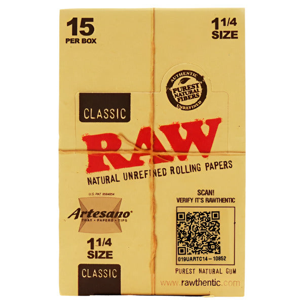 RawClassicRollingPaper_Artesano_11/4Size_15PerBox