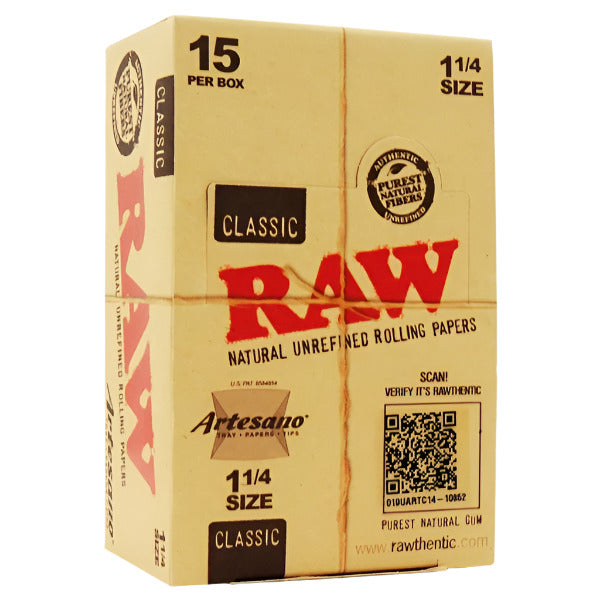 RawClassicRollingPaper_Artesano_11/4Size_15PerBox