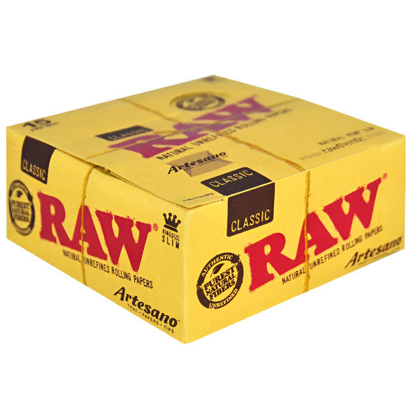 RawClassicRollingPaper_Artesano_KingSizeSlim_15PerBox