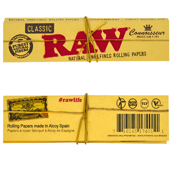 RawClassic_Connoisseur_KingSizeSlimTips_24PerBox