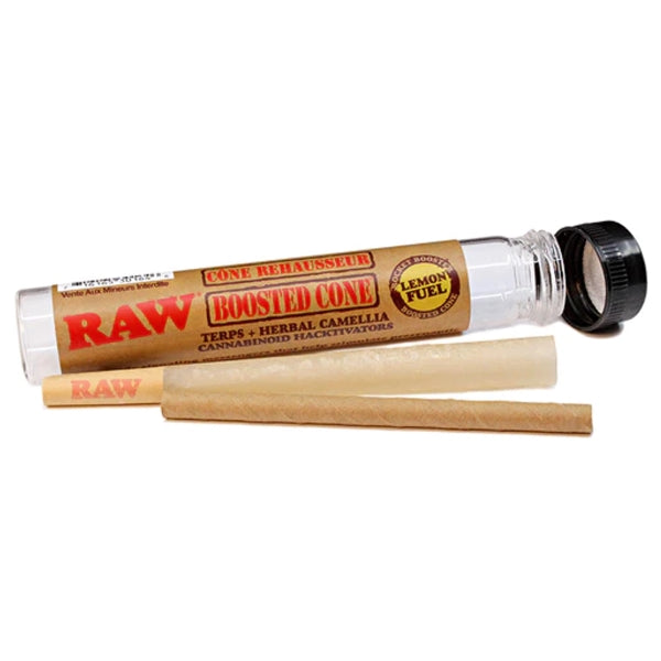 RawRocketBoostedCones_12ConesPerPack_LemonFuel