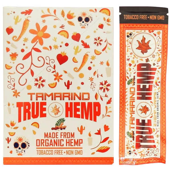 True Hemp Wraps | Organic Hemp | 25 Pouches 2 Hemp Wraps