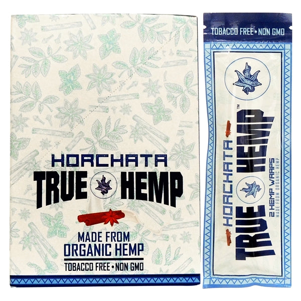 True Hemp Wraps | Organic Hemp | 25 Pouches 2 Hemp Wraps