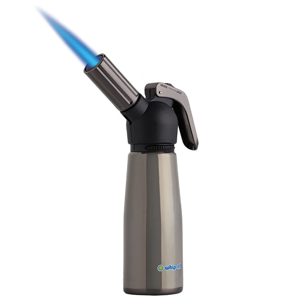 Whip-It! Motif Torch | Black & Black Chrome