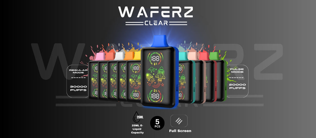 Waferz Clear – The Ultimate High-Puff Disposable for Today’s Regulated Market!