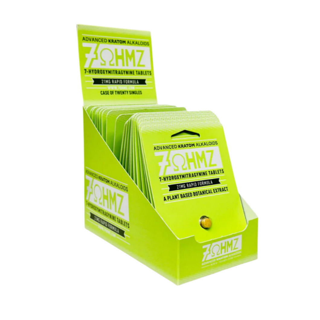 7OHMZ_7Hydroxymitragynine_21MG_CaseOf20_1Packs