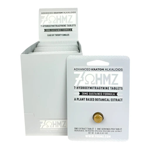 7OHMZ_7Hydroxymitragynine_28MG_CaseOf20_1Packs