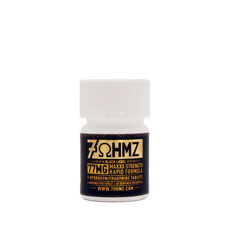 7Ohmz_BlackLabel_7-Hydroxymitragynine_15CtJar_77MG