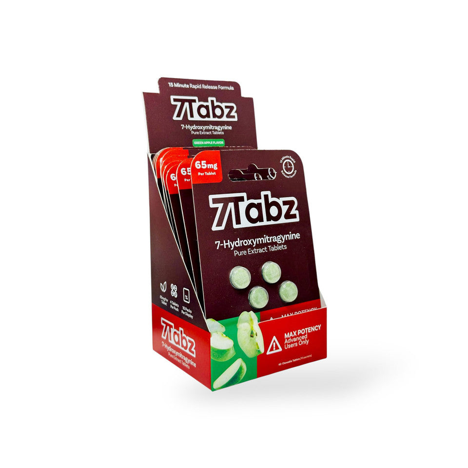 7Tabz_7Hydroxymitragynine_4Tablets_65MG_GreenApple