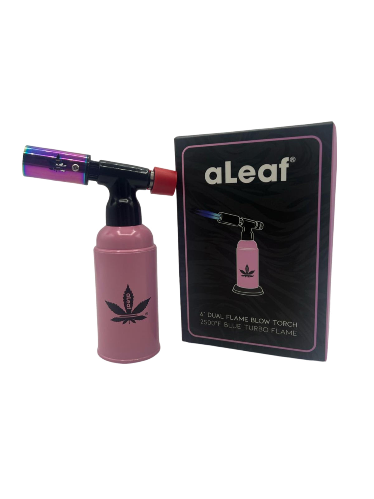 6" ALeaf Dual Flame Blow Torch 2500f blue turbo flame
