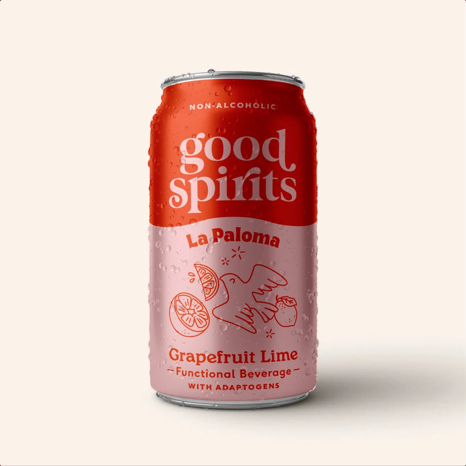 Good Spirits La Paloma Adaptogens Functional  Drinks | 24pk | Multiple Flavor Options