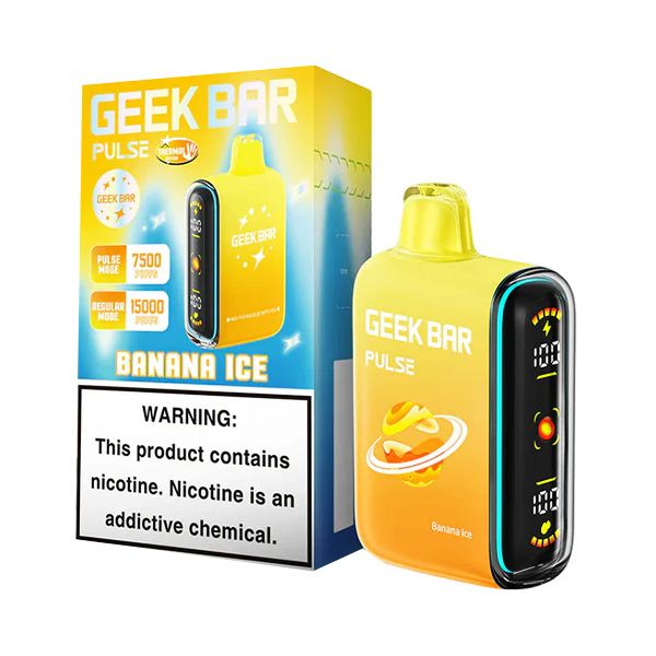 Geek Bar Pulse | 15K Puffs | Rechargeable | 5% | 5 Pack | Multiple Flavor Option