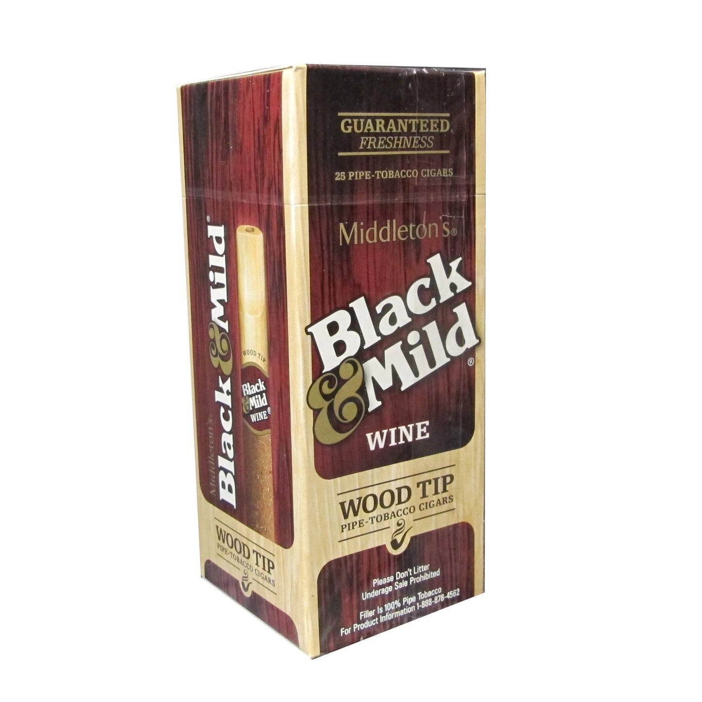 BlackNMild_WoodTip_25CT_Wine