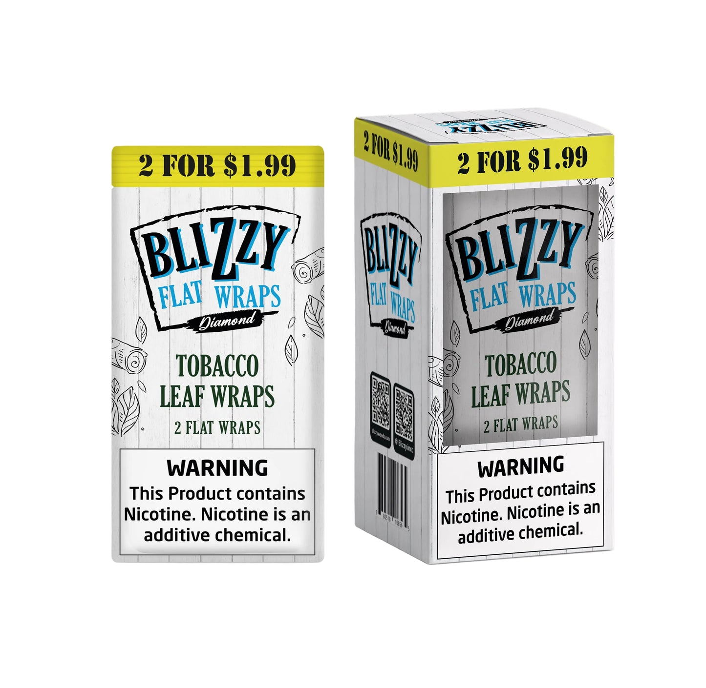 blizzy flat wraps diamond