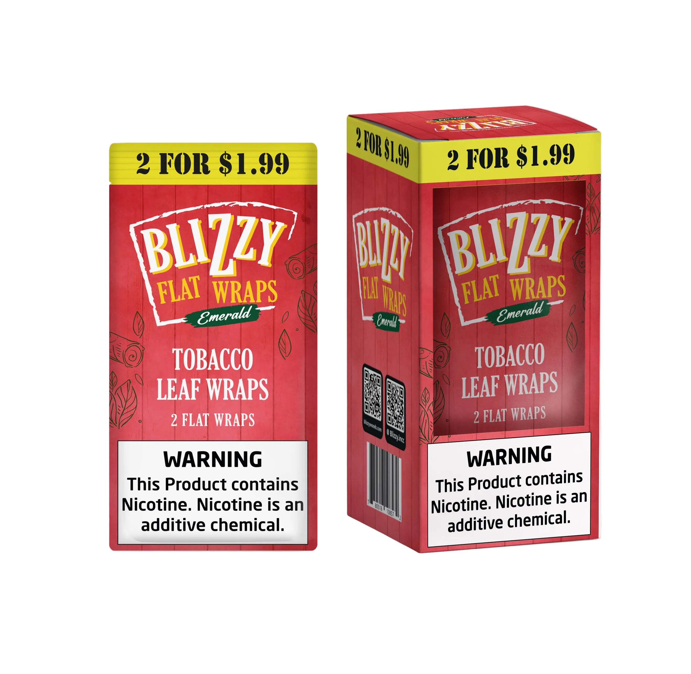 blizzy flat wraps emerald