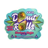 Dozo Donut Rolls | 4.2 Grams Total | 2 Donut Pre-rolls | 500MG THCA + 1.6G Exotics | 5 Pack | Multiple Flavor Option