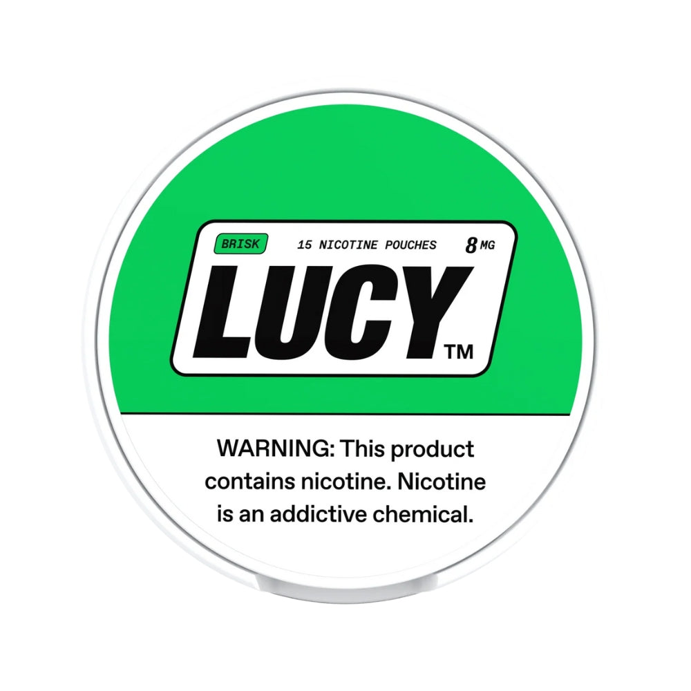 Lucy Nicotine Pouches | 8MG | 15 Pouches Per Pack | 5 Pack | Multiple Flavor Option