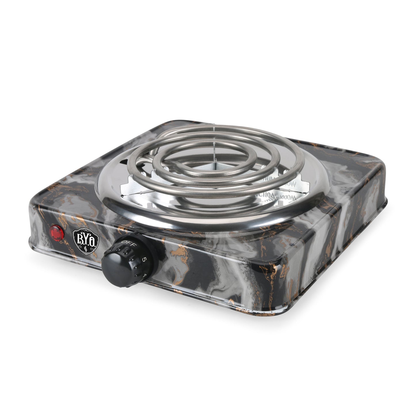 CB4-T BYO Hot Plate: Onyx Print for High-Performance Hookah Heating