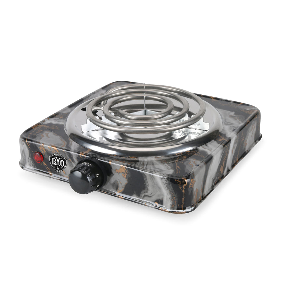 CB4-T BYO Hot Plate: Onyx Print for High-Performance Hookah Heating