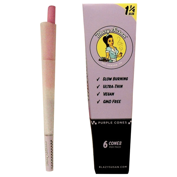 Blazy Susan Purple 1 1/4 Cones | 126 Cones | 21 Packs Pe Box | 6 Cones Per Pack