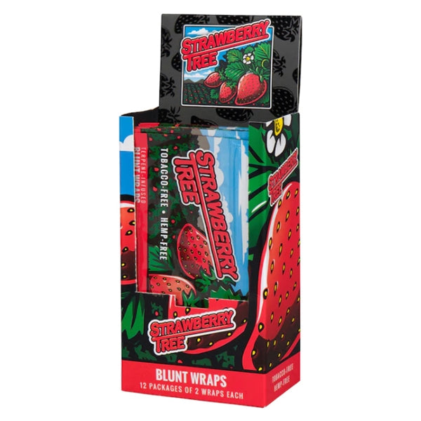 Raw x Orchard Beach Farms | Wraps | 12ct | 2 Wraps | Strawberry Tree