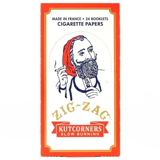Zig-Zag Kutcorners | Cigarette Paper | 24 Booklets