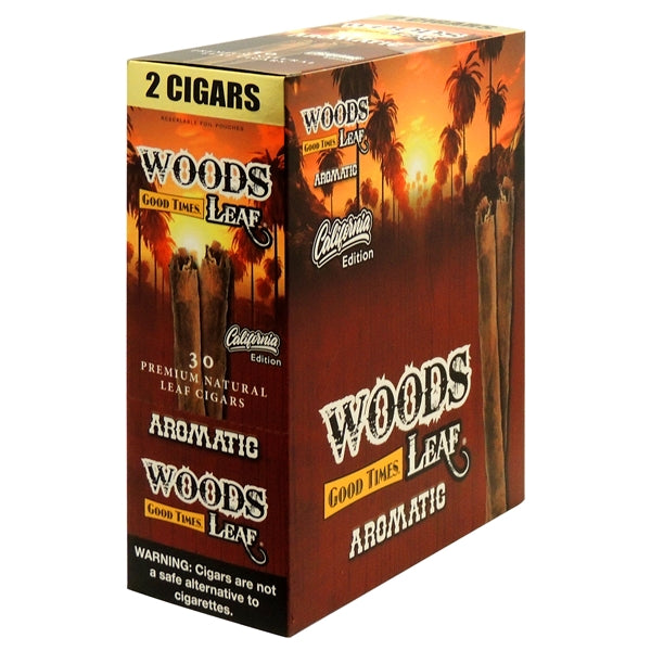 Good Times Sweet Woods Leaf | 2 Cigars | 15 Pouches