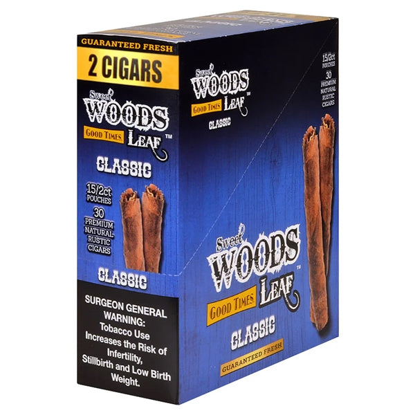 Good Times Sweet Woods Leaf | 2 Cigars | 15 Pouches