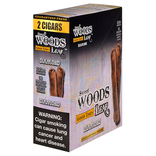 Good Times Sweet Woods Leaf | 2 Cigars | 15 Pouches