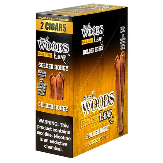 Good Times Sweet Woods Leaf | 2 Cigars | 15 Pouches