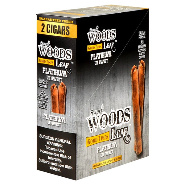 Good Times Sweet Woods Leaf | 2 Cigars | 15 Pouches