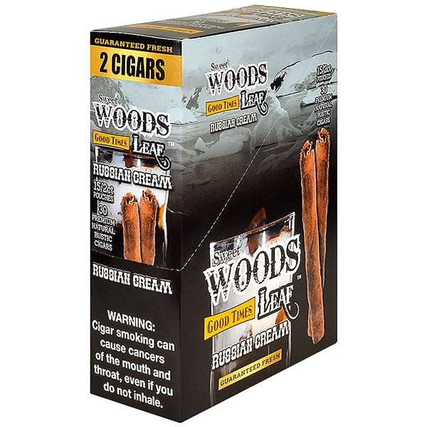 Good Times Sweet Woods Leaf | 2 Cigars | 15 Pouches