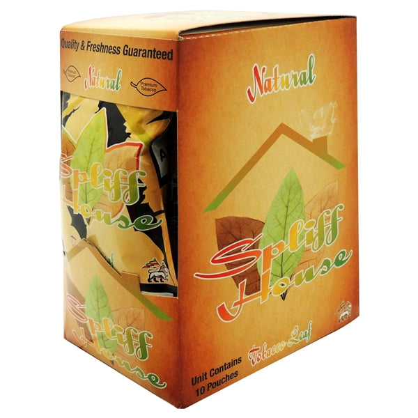 Spliff House Leaf | 1 Cigars | 10 Pouches | Natural