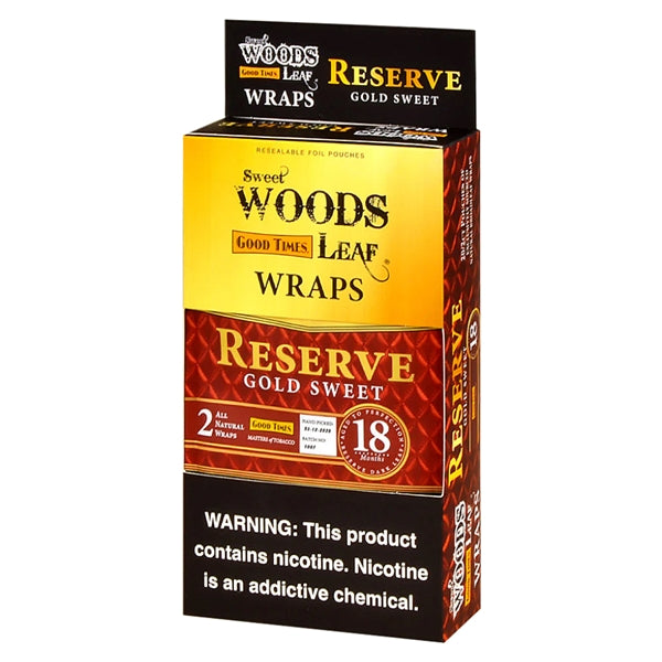 Good Times Sweet Woods Leaf Wraps | 2 Wraps | 20 Packs