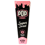 Pop Cones | King Size | 24 Packs - 3 Cones Per Pack | 4 Flavor Choices
