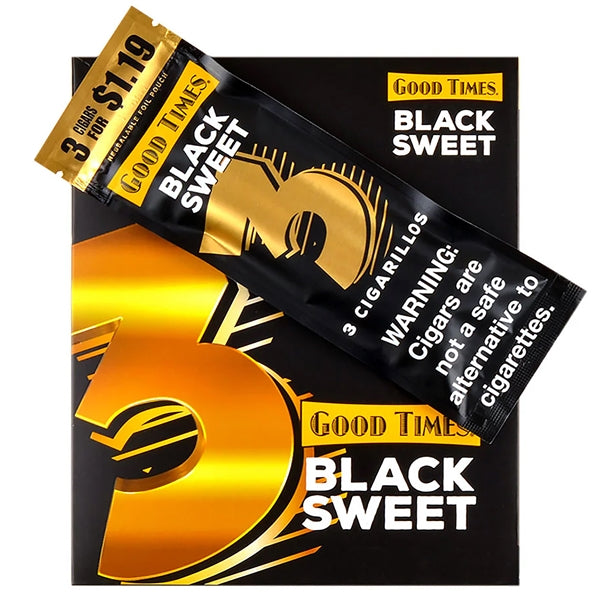 Good Times Sweet Woods Leaf | 3 Cigars | 15 Pouches