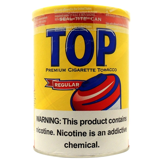 Top Premium Cigarette Tobacco | 6 oz. | 200 Cigarette Papers | Regular