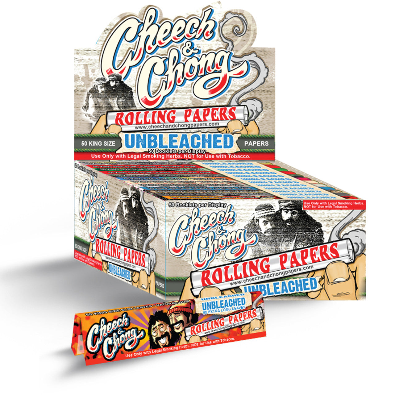 Cheech&Chong_KingSizeUnbleached_RollingPaper