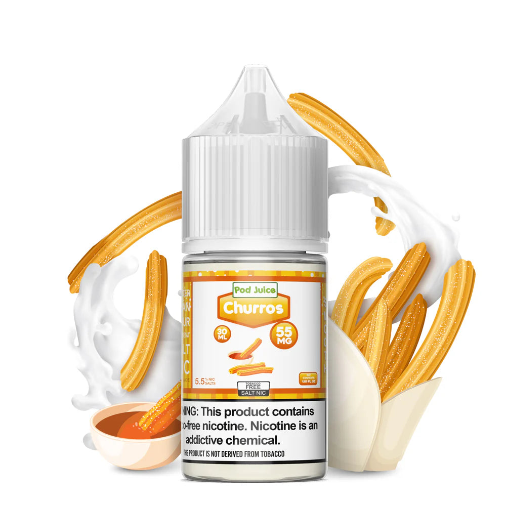 Pod Juice Salt Nicotine E-Juice | 35-55MG | 30ML | Multiple Flavor Option