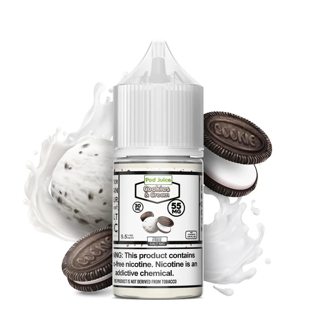 Pod Juice Salt Nicotine E-Juice | 35-55MG | 30ML | Multiple Flavor Option