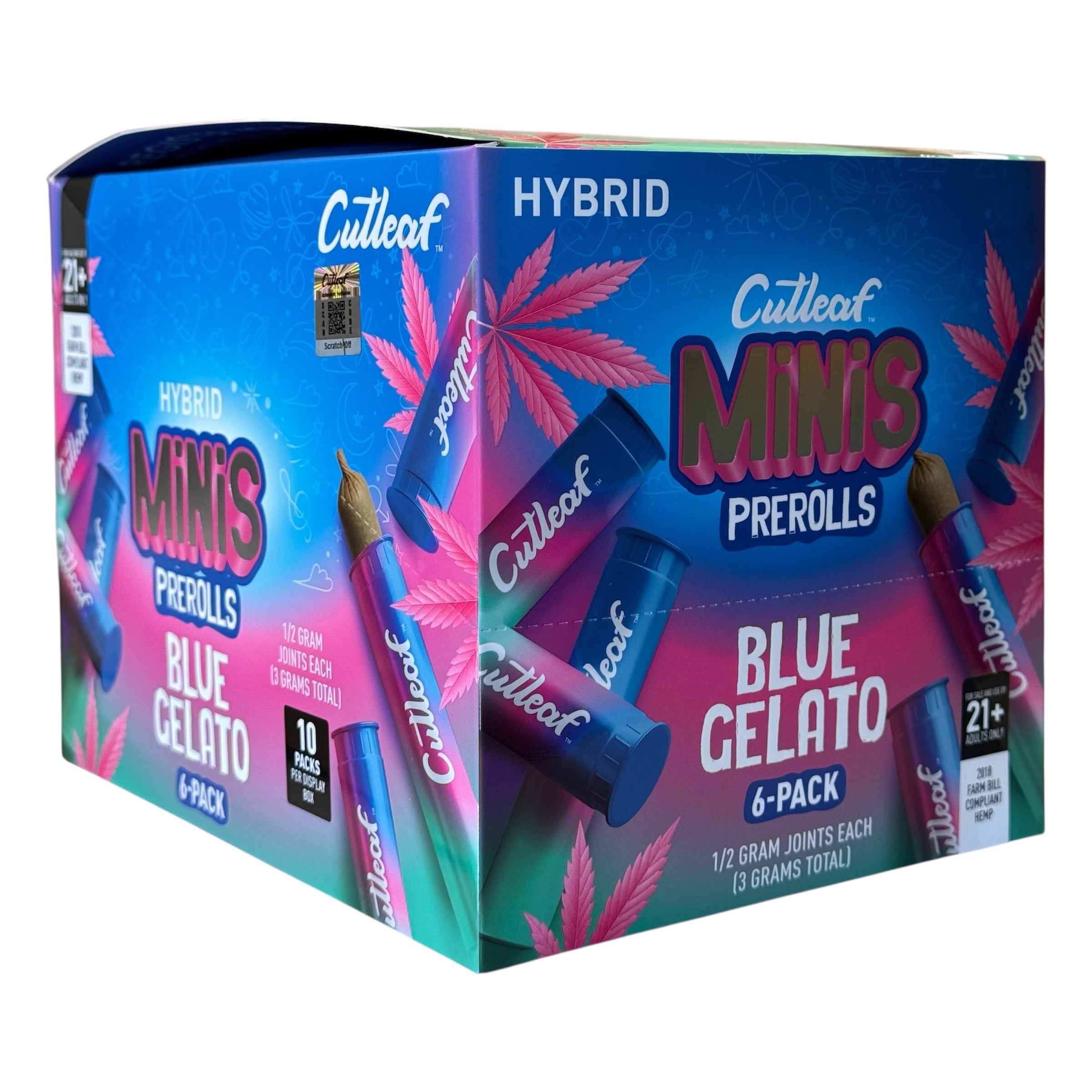 Cutleaf_MiniPreRolls_THCA-CBD-CBG_BlueGelato