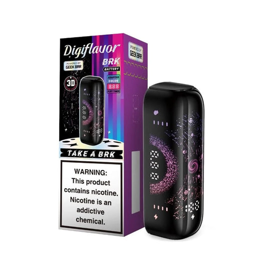 Digi Flavor BRK Battery | Powered By Geek Bar | 1000 mAH | 3D Curved Screen | 5 Pack