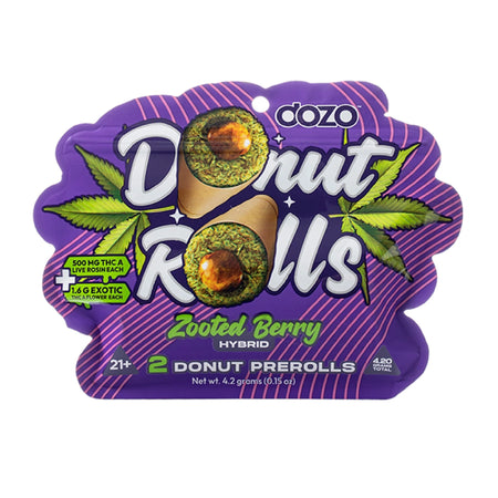 DozoDonutRolls_4.2Grams_2DonutPrerolls_ZootedBerry