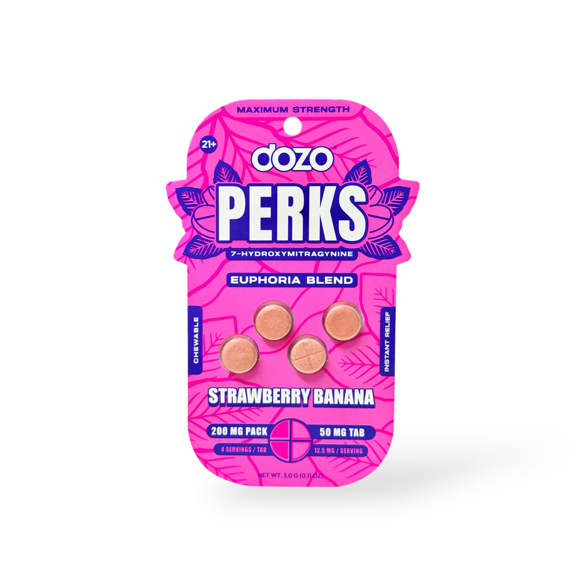 DozoPerks_4Tab_200MG_StrawberryBanana