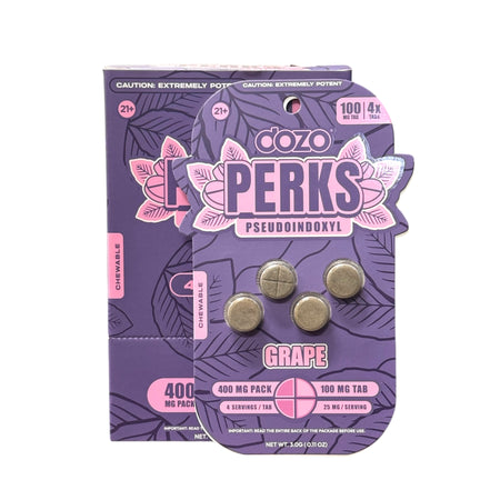 DozoPerks_Pseudoindoxyl_400MG_4Tablets_100MGPerTablet_Grape