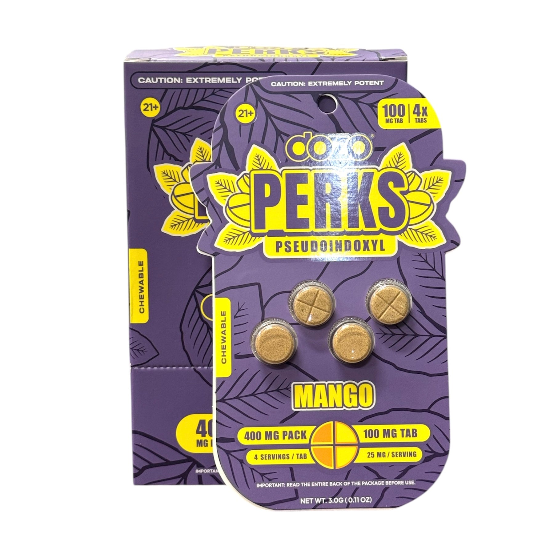 DozoPerks_Pseudoindoxyl_400MG_4Tablets_100MGPerTablet_Mango