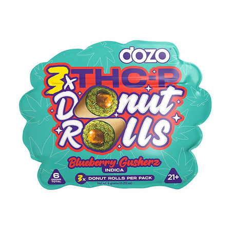 Dozo_DonutRolls_3xTHCPRollsPerPack_BlueberryGusherz